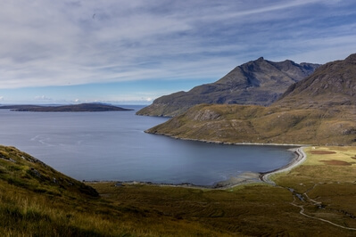 Overlooking the Cuillin Range from the Camasunary Path