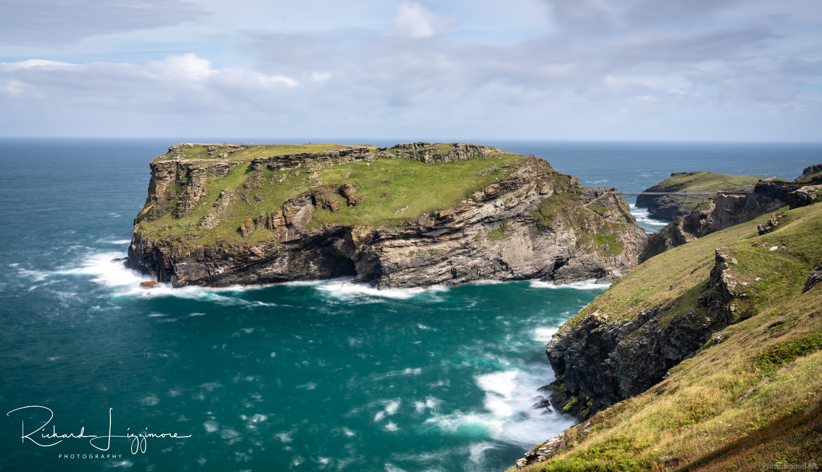 Image of Tintagel Castle by Richard Lizzimore