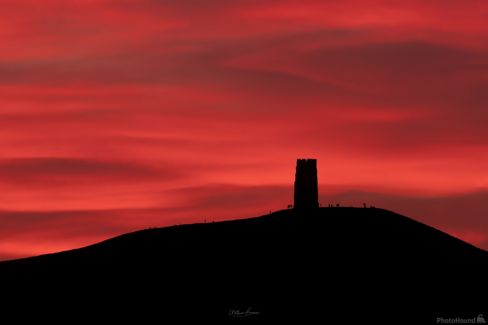 Image of Glastonbury Tor from the Canals by Mathew Browne