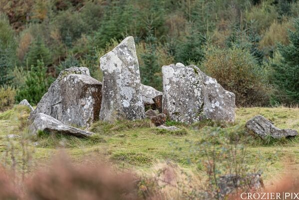 Called Giants' Graves but this is actually the remains of a chambered cairn. These were burial chambers from the neolithic period and as such pre-date the pyramids by 2500 years.