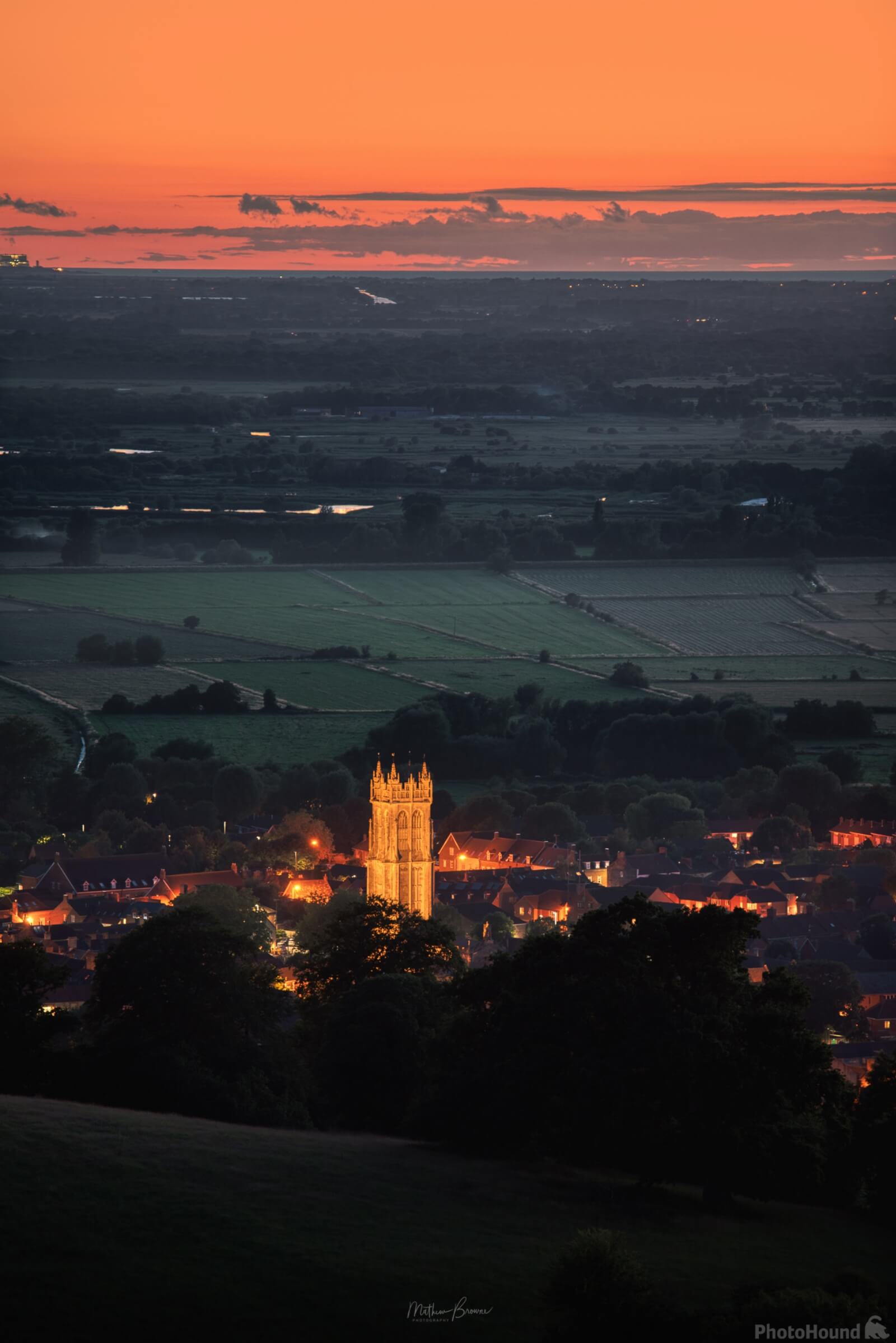 Image of View from Glastonbury Tor by Mathew Browne