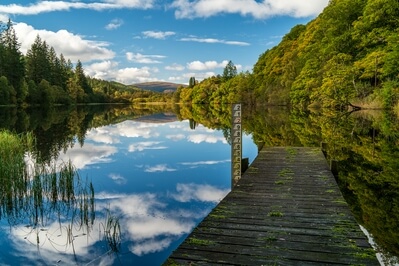Stirling photography spots - Loch Ard eastern end