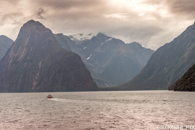 New Zealand photo locations - Milford Sound Boat Cruise