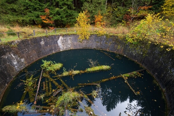 Water pool in decay