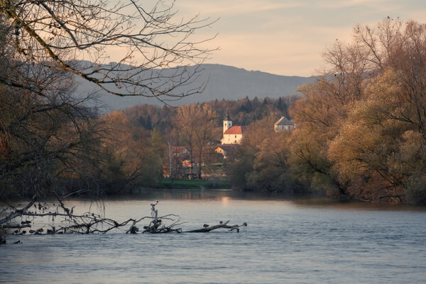 Kolpa / Kupa River at Krasinec