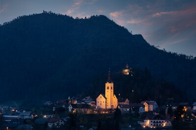 images of Slovenia - Polhov Gradec Town View