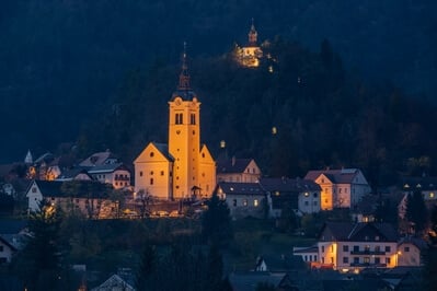 Ljubljana instagram spots - Polhov Gradec Town View
