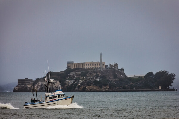 View of Alcatraz from the ferry