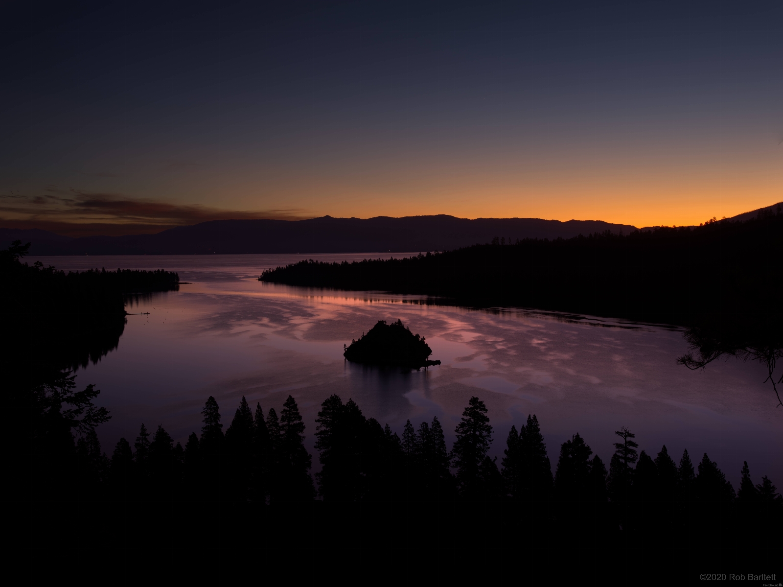 Image of Emerald Bay at  Lake Tahoe, CA USA by Rob Bartlett