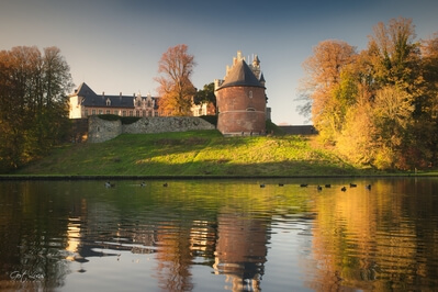 Belgium photos - Castle park of Gaasbeek