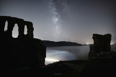 Astrophotography inside the castle