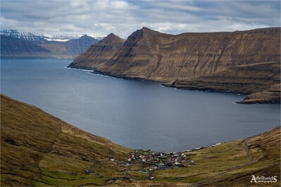Faroe Islands photo locations - View of Funningur village