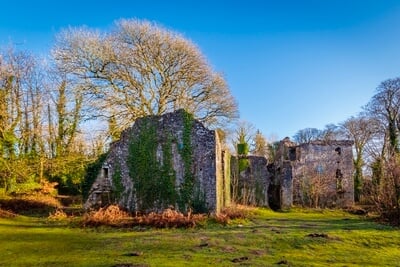 instagram spots in East Sussex - Candleston Castle, Merthyr Mawr