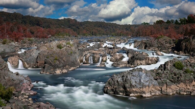 Virginia photography locations - Great Falls from Overlook 3