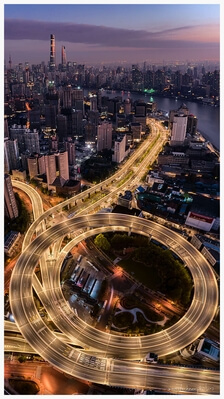 images of Shanghai - Nanpu Bridge