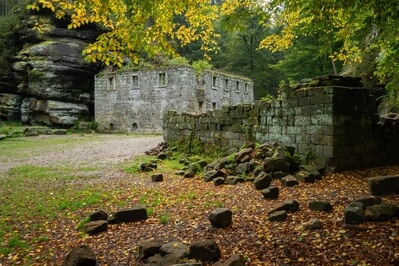 photo spots in Czechia - Dolský Mill Ruin