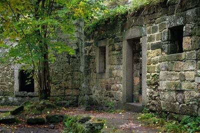 Dolský Mill Ruin, detail