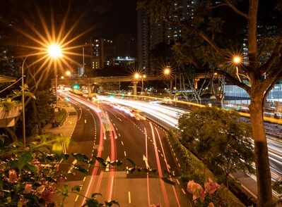 Singapore photo locations - Pedestrian overhead walkway