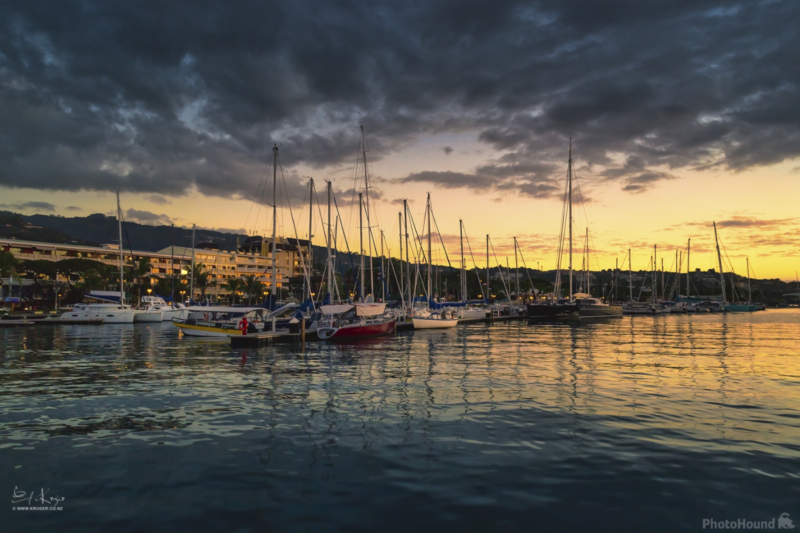 Image of Papeete Marina by Ed Kruger