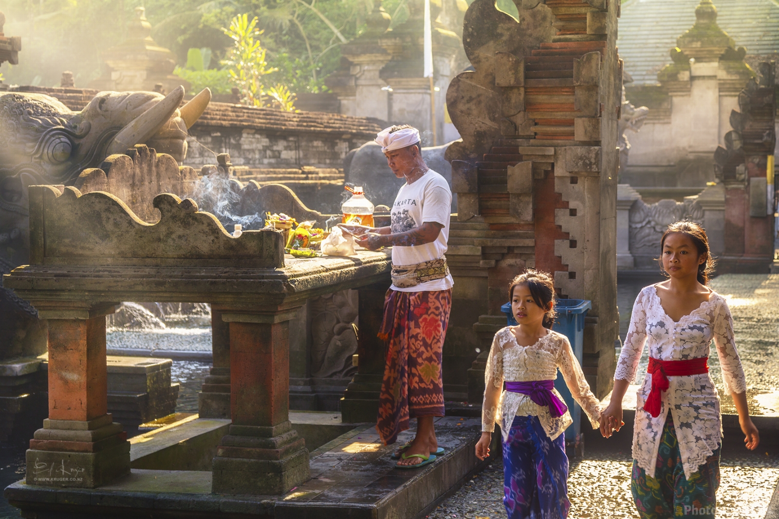 Image of Tirta Empul Temple by Ed Kruger