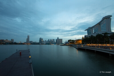 images of Singapore - Marina Bay Promontory & Boardwalk