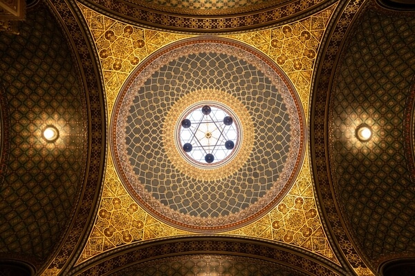 Spanish synagogue in Prague, interior