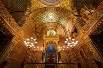 Spanish synagogue in Prague, interior