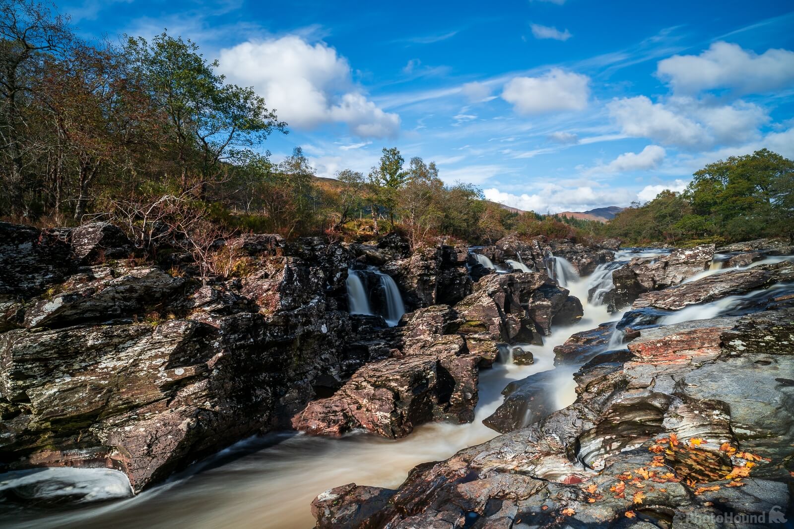 Image of Eas Urchaidh - Glen Orchy waterfall by James Billings.
