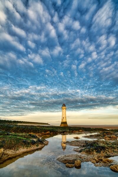 The lighthouse in morning light