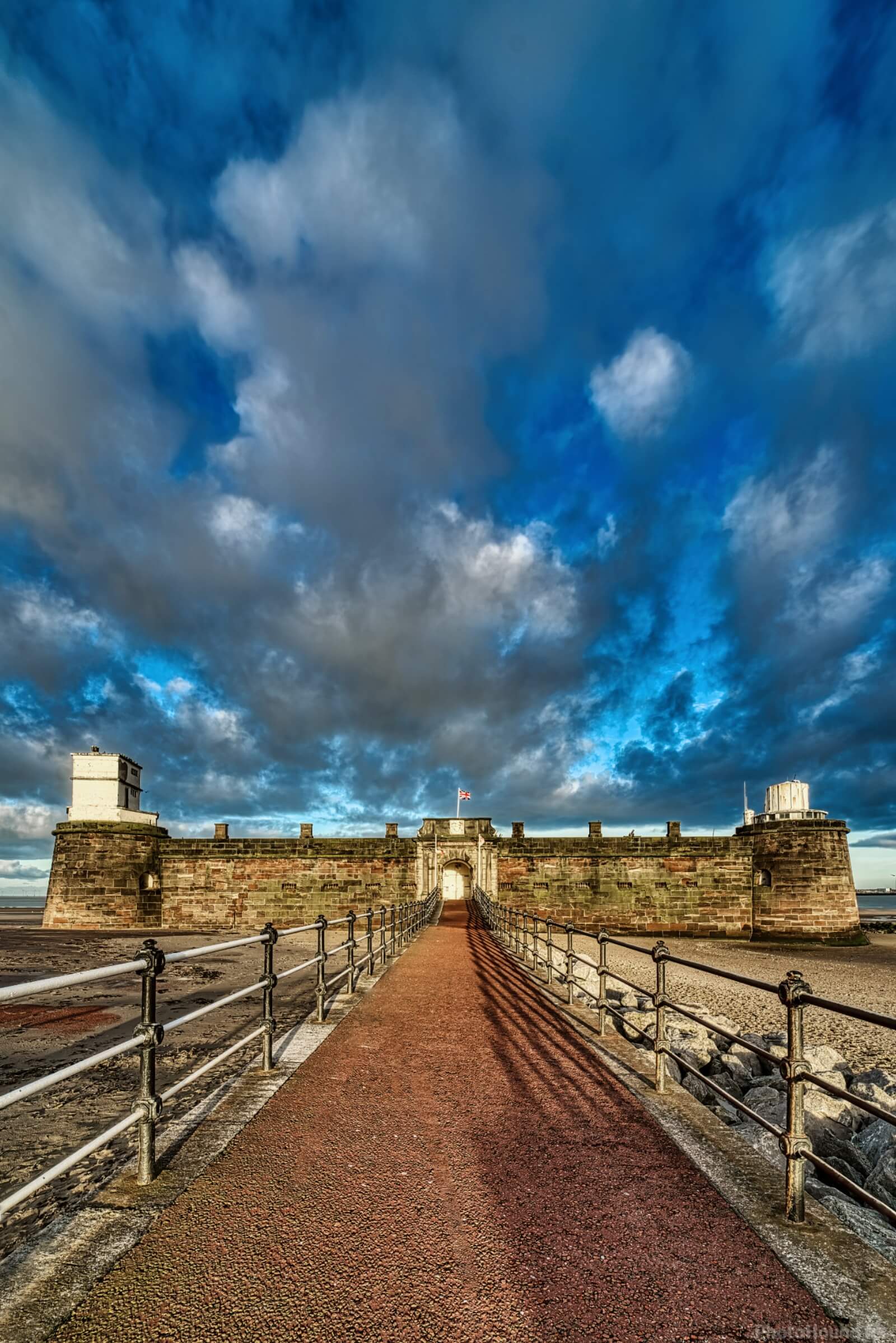 Image of New Brighton Lighthouse & Fort Perch Rock by Peter Zalabai