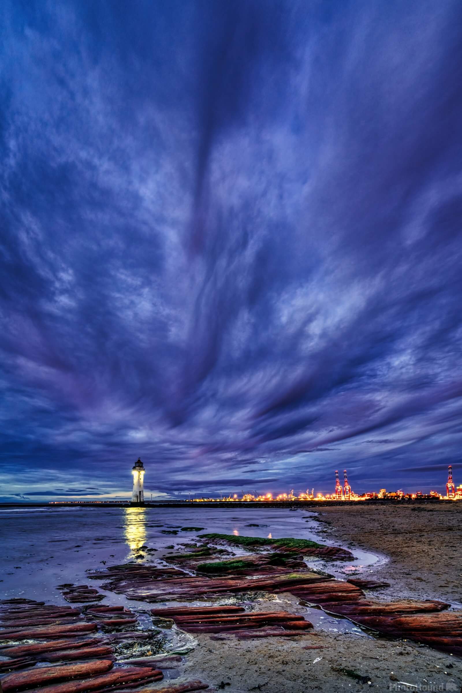 Image of New Brighton Lighthouse & Fort Perch Rock by Peter Zalabai