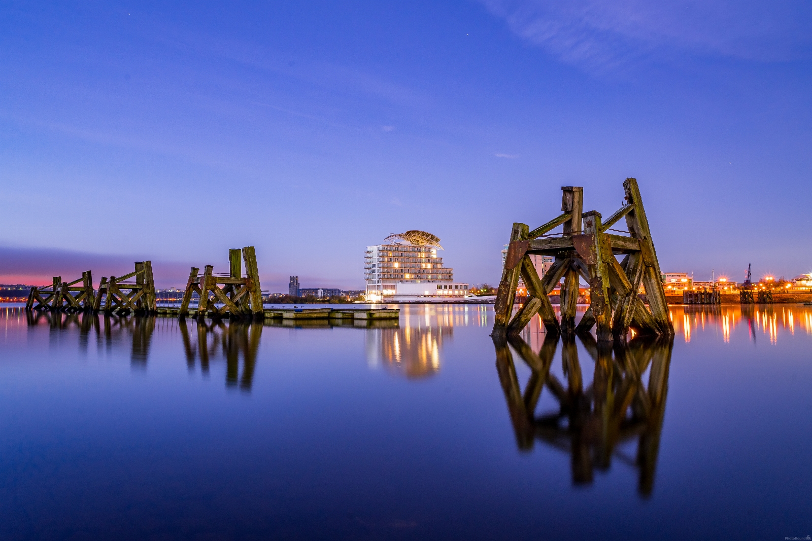 Image of Cardiff Bay Staithes by david melvin