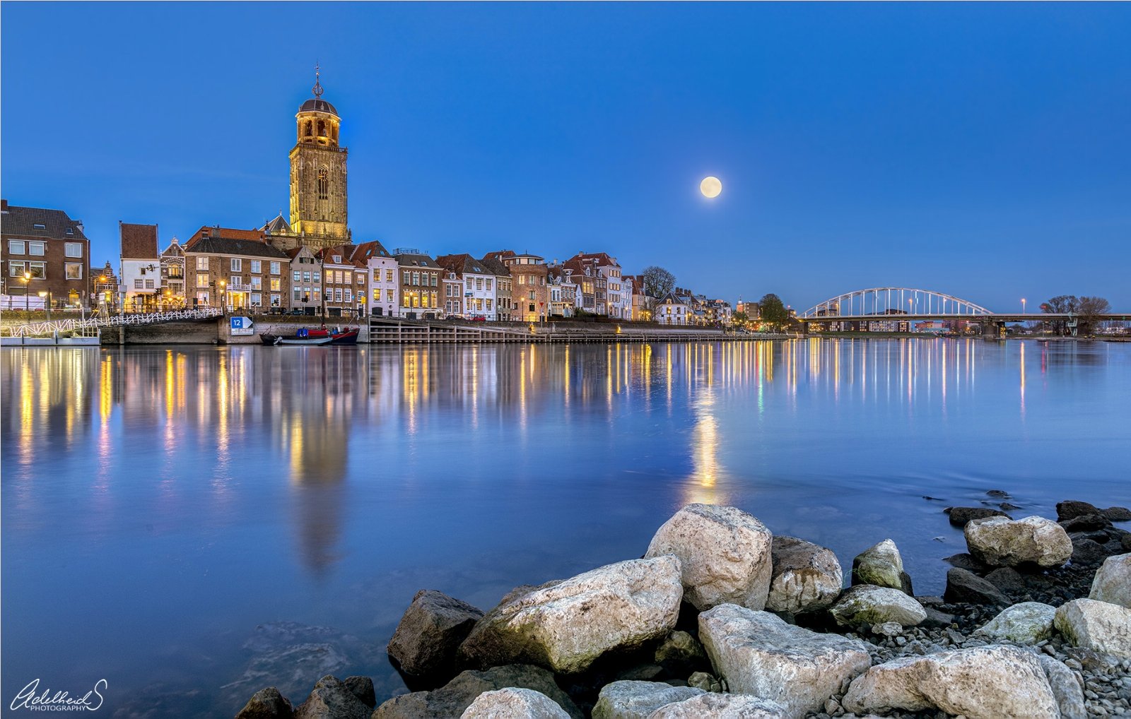 Image of Deventer Skyline River View by Adelheid Smitt