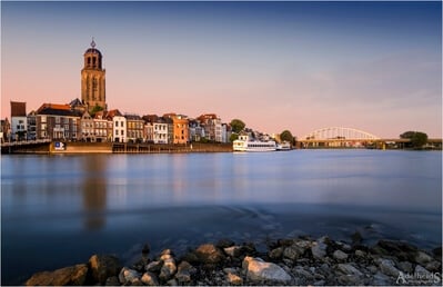 Netherlands images - Deventer Skyline River View