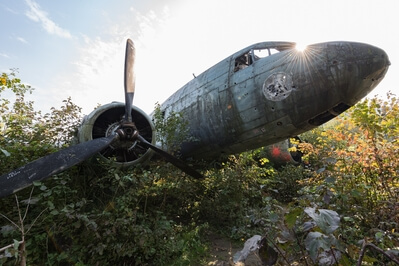 Licko Senjska Zupanija instagram spots - Douglas C-47 at Željava