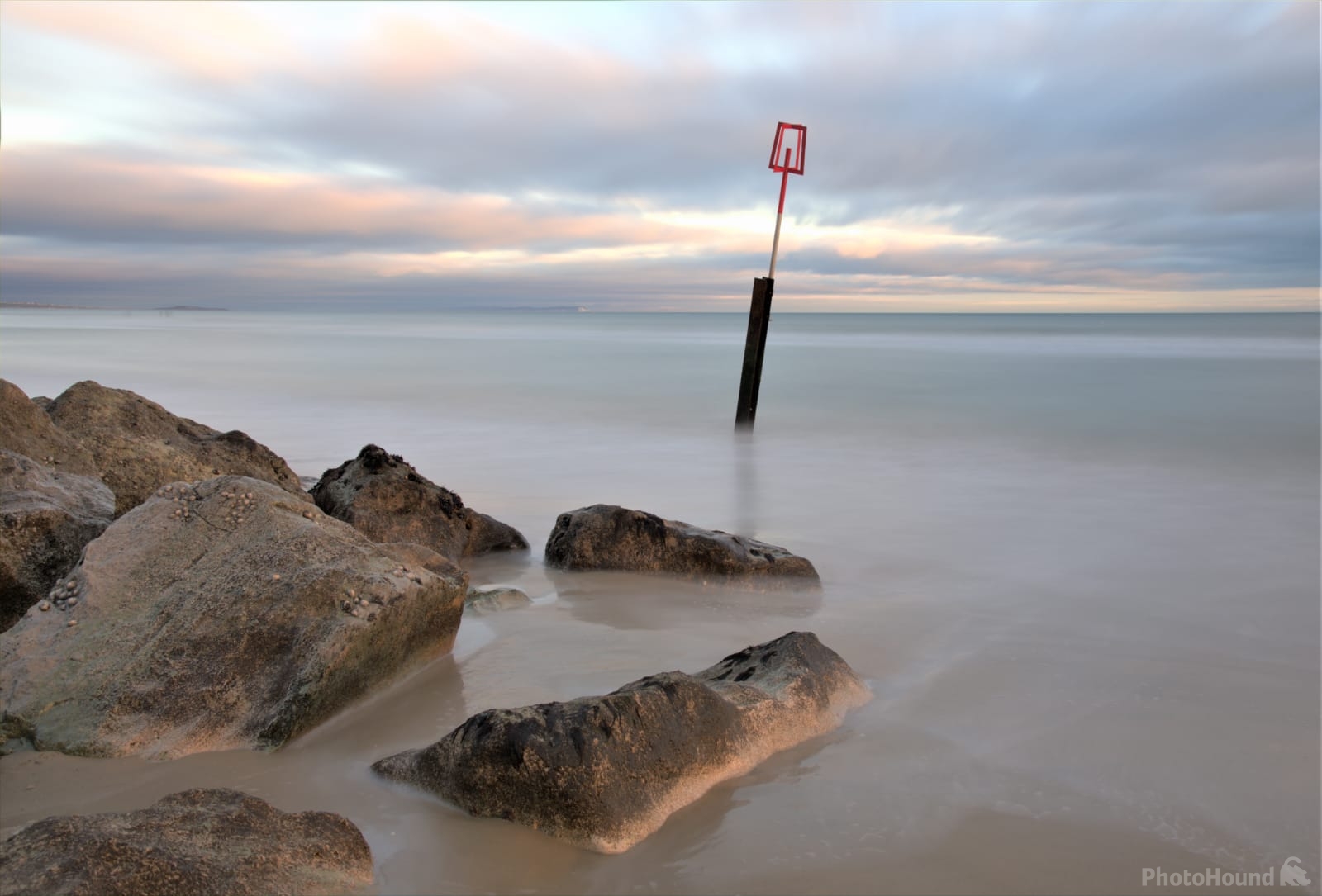 Image of Bournemouth  leaning Groyne by michael bennett