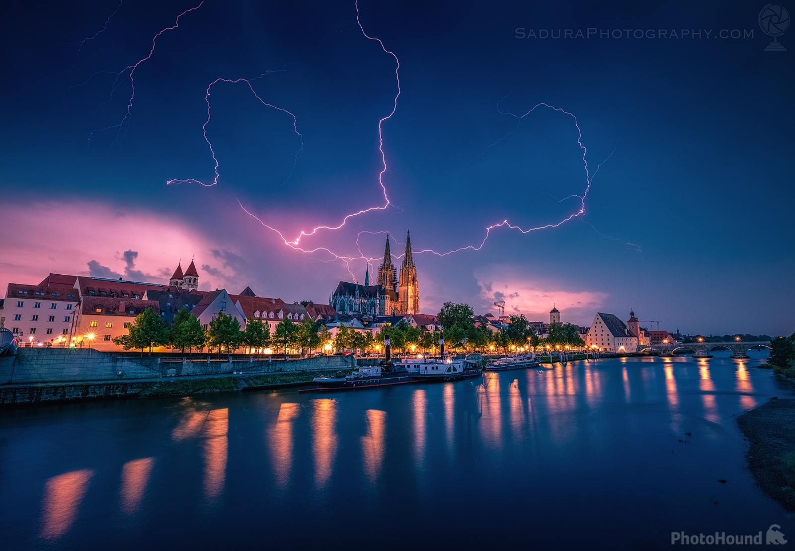 Image of Regensburg Danube View by Henryk Sadura