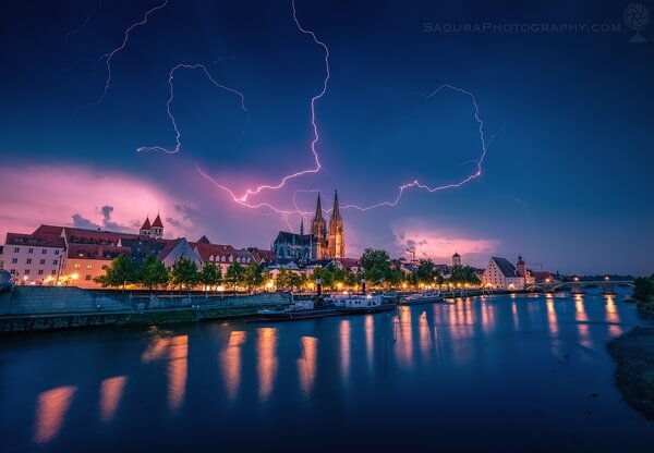 Thunderstorm in Regensburg