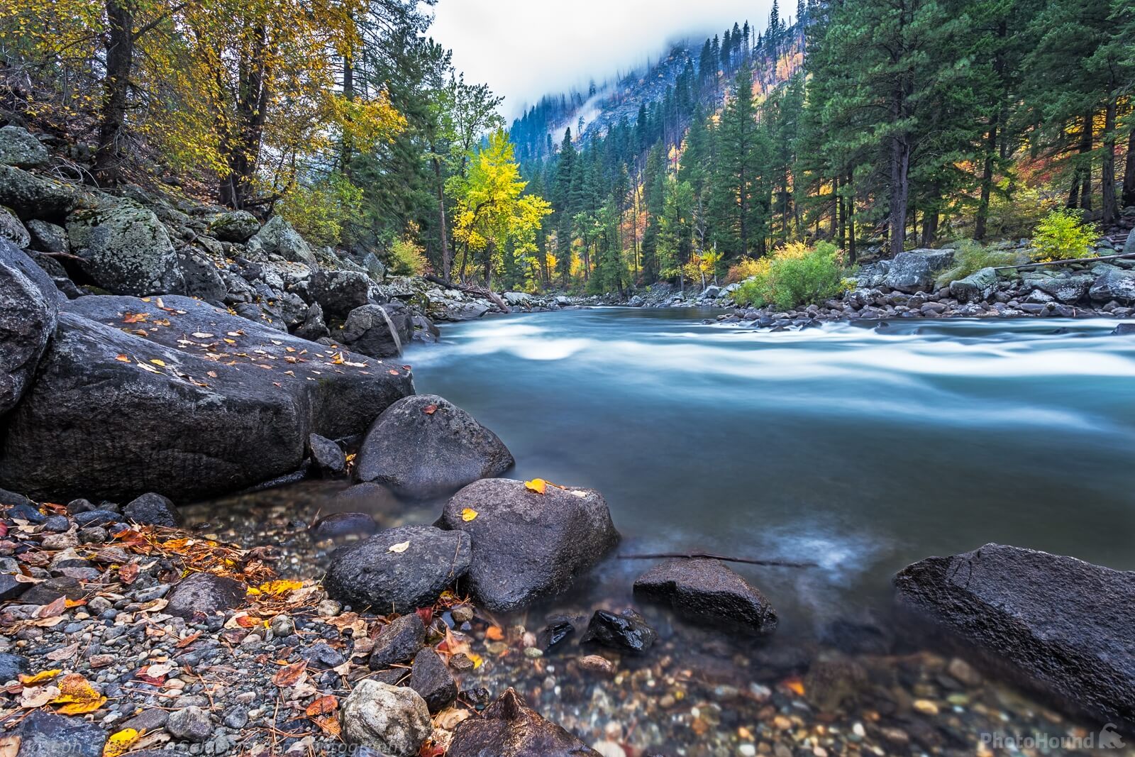 Image of Tumwater Canyon - US Highway 2 Mile 93.5 by Joe Becker