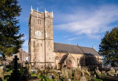 photography locations in Wales - St Illtyd's Church (exterior), Bridgend