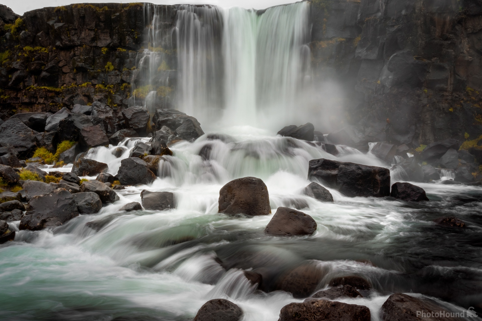 Image of Oxararfoss Waterfall by Nancy Nederlof
