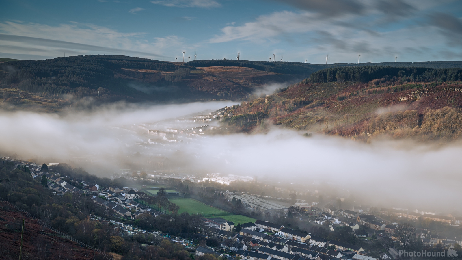 Image of View of the lower Rhondda valley by Gary Parker