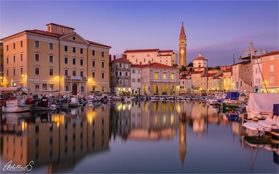photography spots in Istria - Piran Harbour 