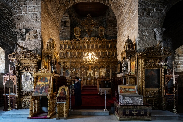 Interior of the Church of St Lazarus, Larnaca
