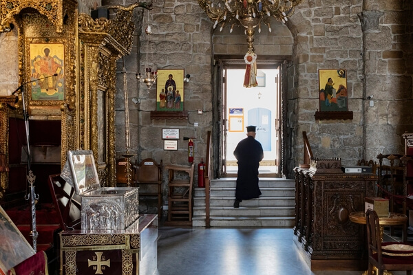 Interior of the Church of St Lazarus, Larnaca