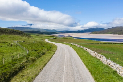 Road along the Kyle of Durness