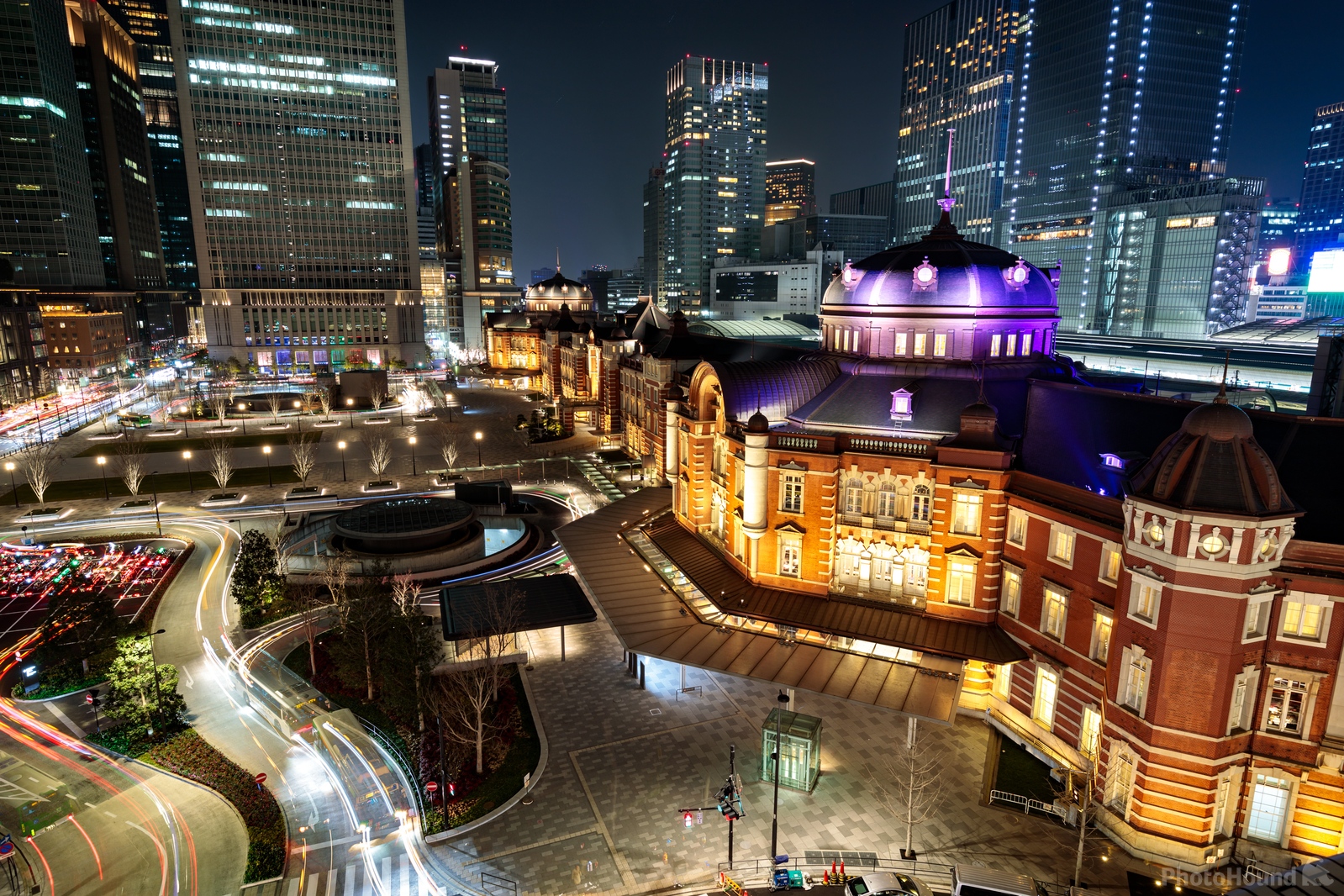 Image of Tokyo Station from KITTE Garden by Andrew Hartsell