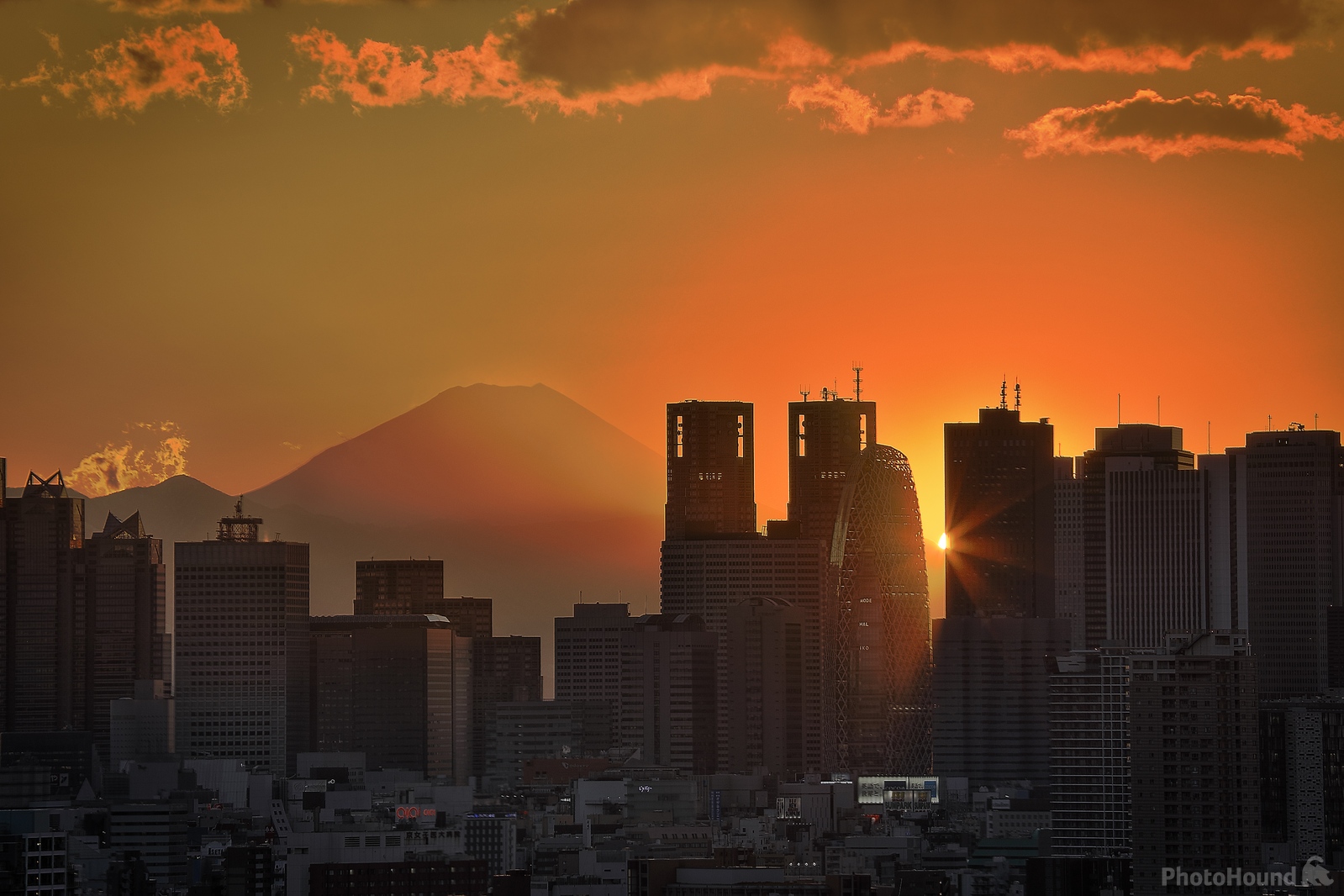 Image of Mount Fuji from Bunkyo Civic Centre Observation Deck by Andrew Hartsell