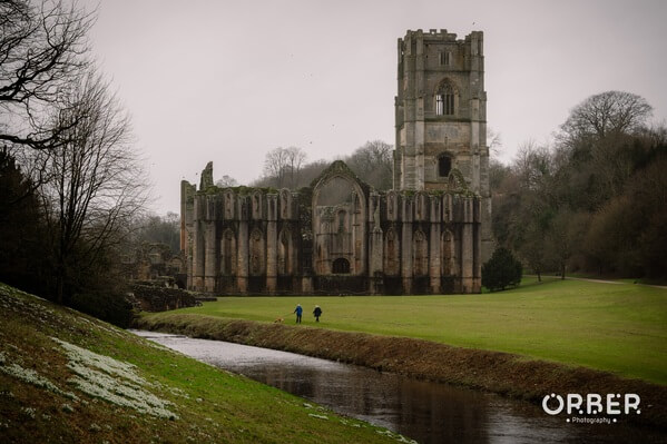 One of the many awesome compositions you can find in fountains abbey