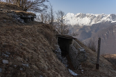 Slovenia photos - WWI Trenches at Mt Kolovrat